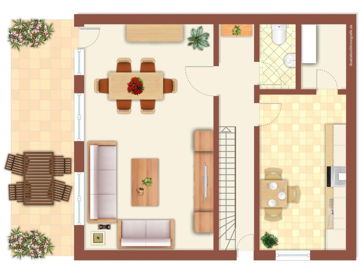 Ferienhaus Jan Ρόστοκ Εξωτερικό φωτογραφία